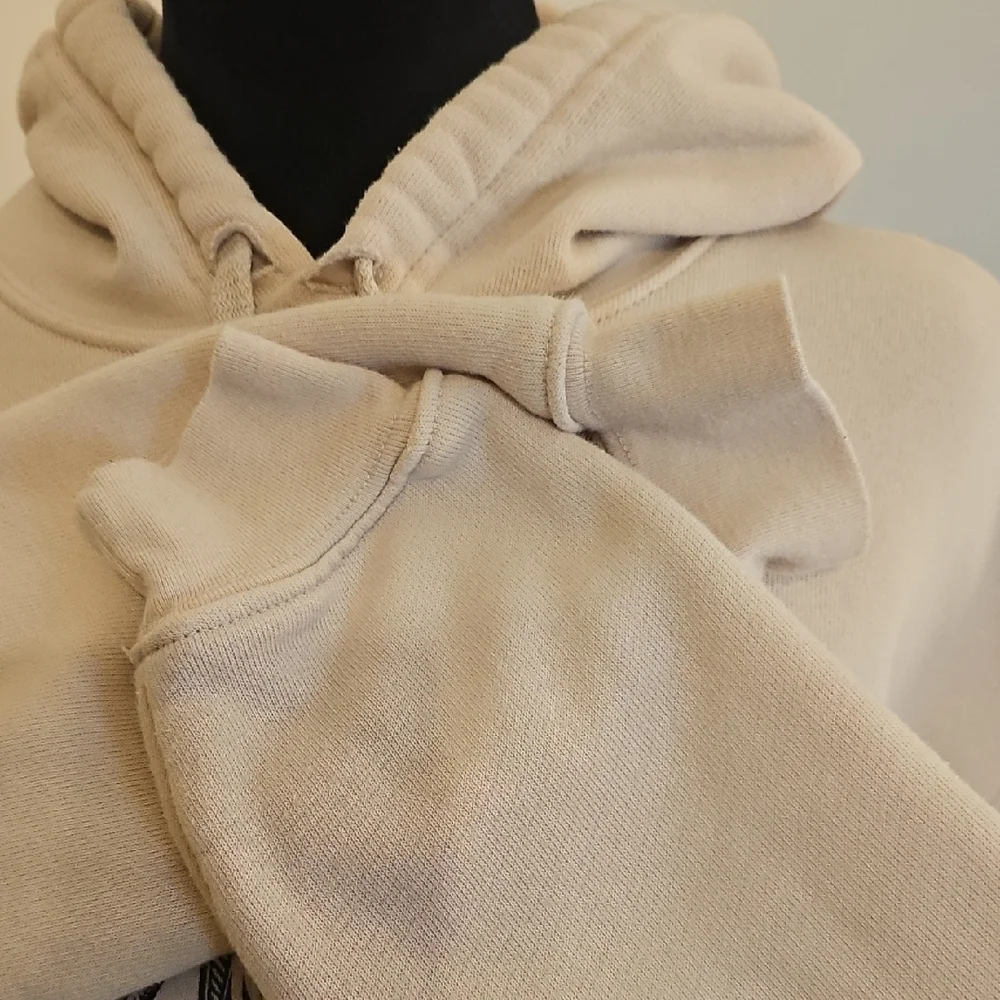 River Rock Roasting Co Fleece Cropped Hoodie Size Small - Picture 4 of 7